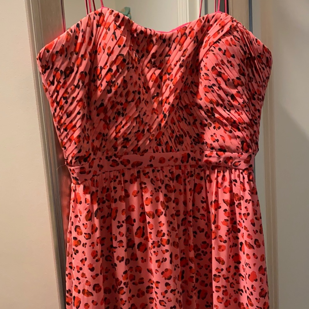 Erin featherston cheetah print dress
